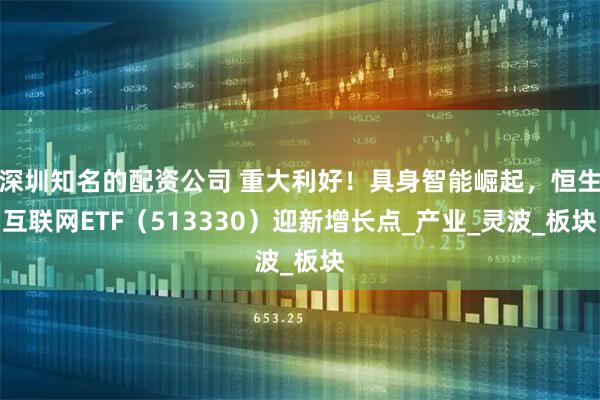 深圳知名的配资公司 重大利好！具身智能崛起，恒生互联网ETF（513330）迎新增长点_产业_灵波_板块